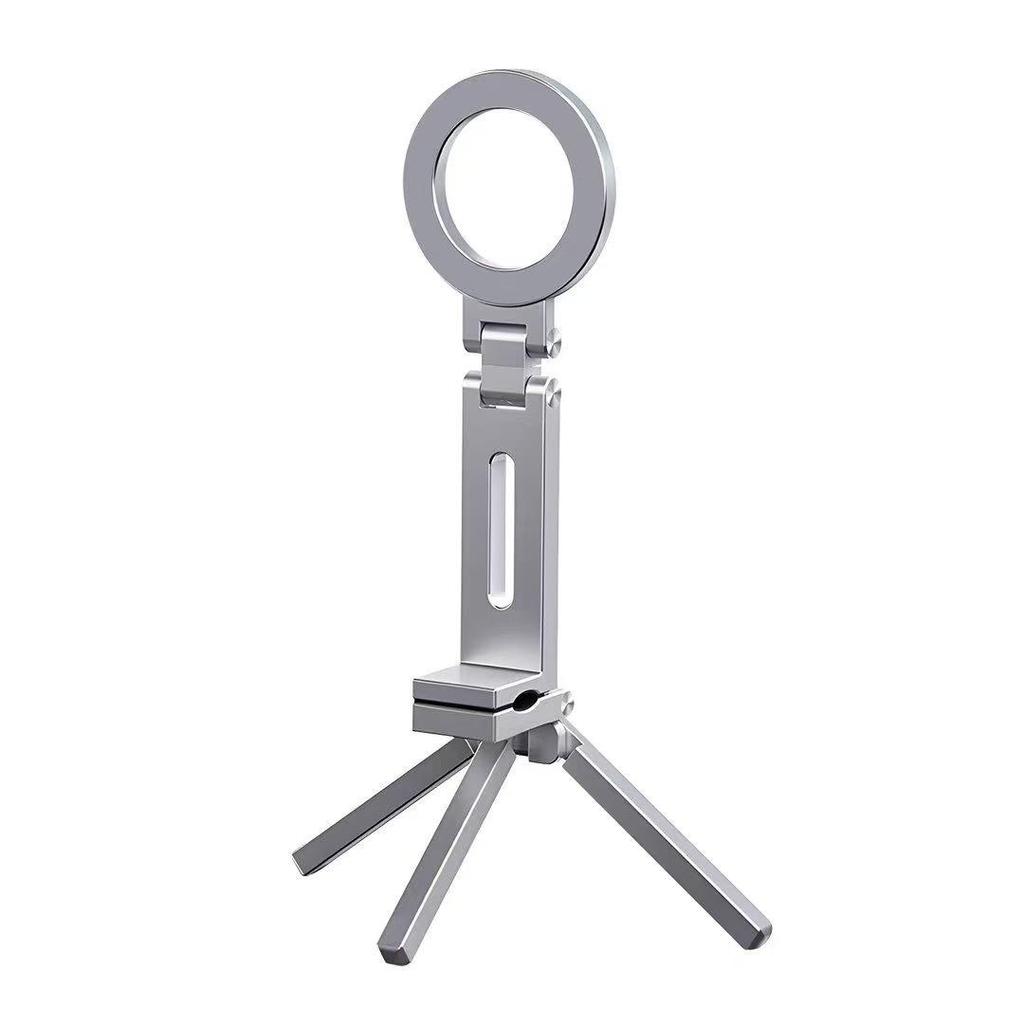Portable Folding Magnetic Phone Holder: Multi-functional Clip for Travel and Desktop Use