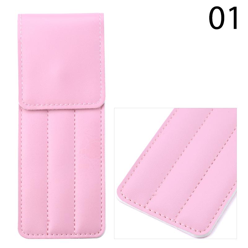 Eyelash Extension Tweezers Leather Case Collection Tweezer Holder Storage Box Professional Portable Safe Storage Bag Makeup Tool