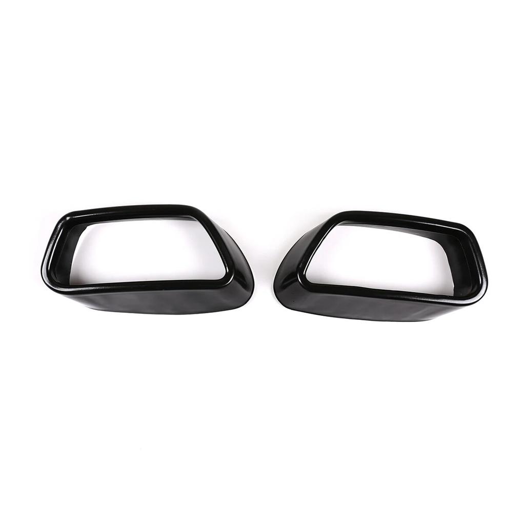 Для BMW X5 F15 X6 F16 2014-2018 нержавеющая сталь черная крышка выхлопной трубы автомобиля 1 компл. автомобильные аксессуары для горла