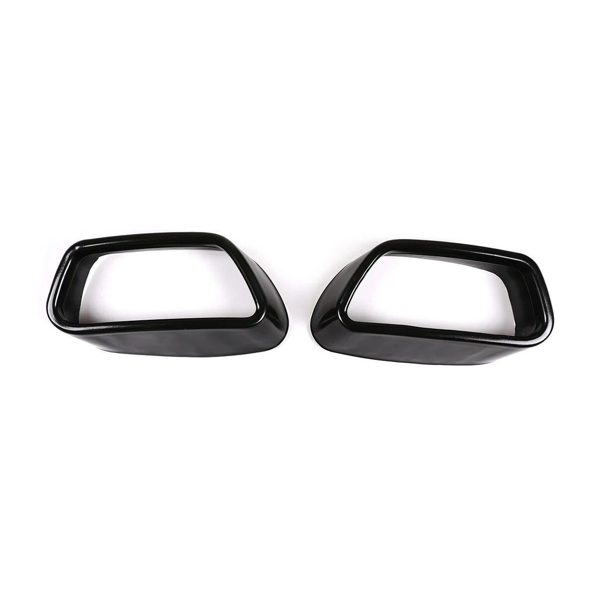 

Для BMW X5 F15 X6 F16 2014-2018 нержавеющая сталь черная крышка выхлопной трубы автомобиля 1 компл. автомобильные аксессуары для горла For regular version