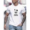 Herren HAPPY EASTER Grafik Sommer Lässig Rundhals Kurzarm T-Shirt