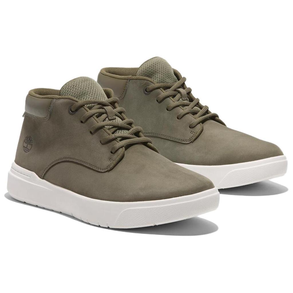 Timberland Seneca Bay Comfortable Durable Support Mid-Top Sneakers Men Sneakers Dark-Green A69M1EO6