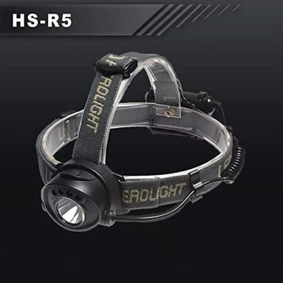 BLACKWOLF Headlamp Compatible with 3 AA Sensor for Emergency Power Earthquake Night and Outdoor and CREE XLamp XP G2 6000k HS-R5 Flashlight,