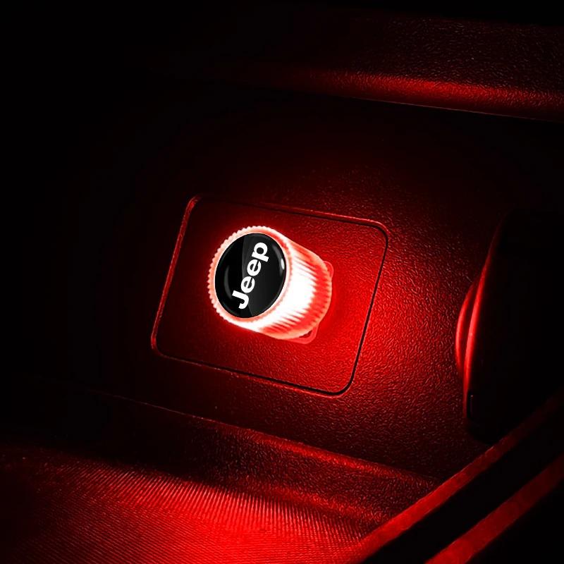 Car LED USB Light Auto Interior Atmosphere Light For Jeep Wrangler Grand Grand Cherokee Wrangler JK Gladiator Compass Renegade ANR1