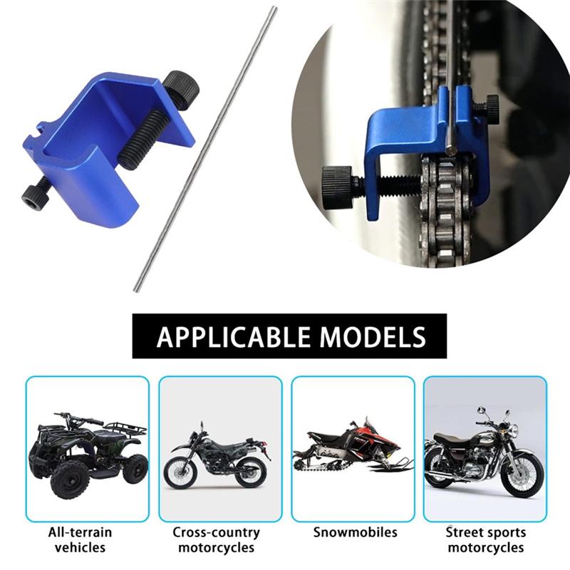Precise Quick Accurate Alignment Tool Motorcycle Chain Alignment Tool Aluminium Alloy Sprocket Chain Repair Parts Tool
