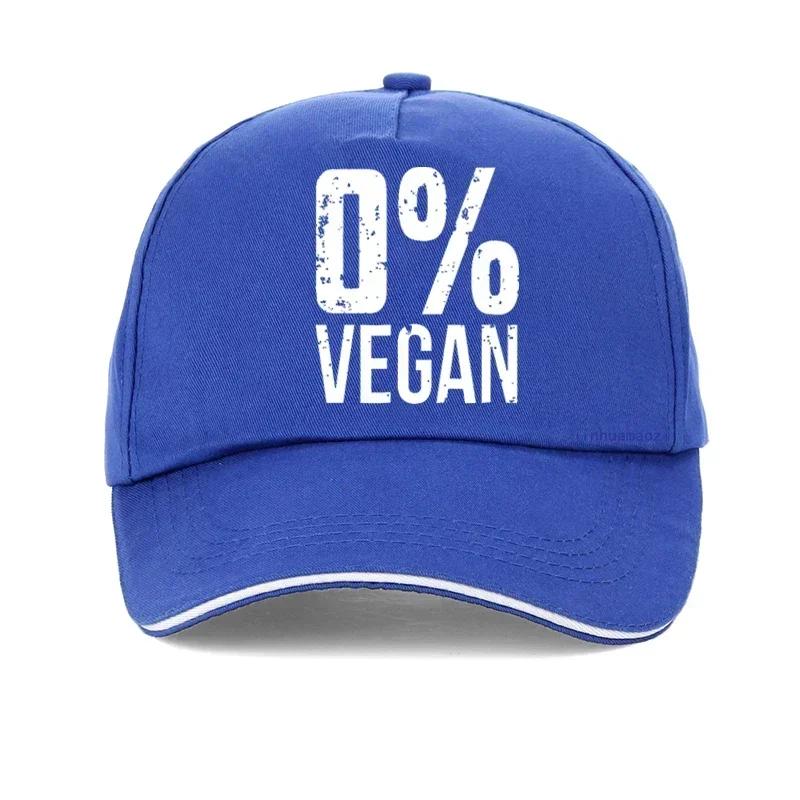 Zero Percent Vegan Funny BBQ Carnivore Meat Eater hat fashion Unisex Printing Baseball Cap Adjustable Summer bonnet