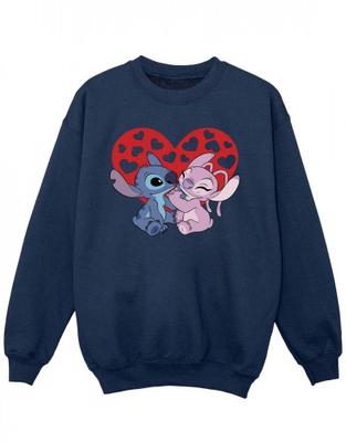 Girls Lilo & Stitch Hearts Sweatshirt