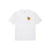 Men's Converse Cartoon Pattern Printing Loose Round Neck Short Sleeve White 10023039-A02