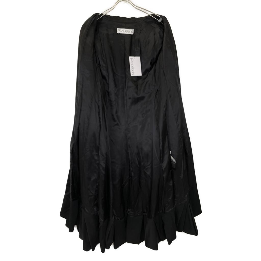 J.W.Anderson CO0100PG0011999 Black tapered tuxedo coat coat UK12 blackUsed