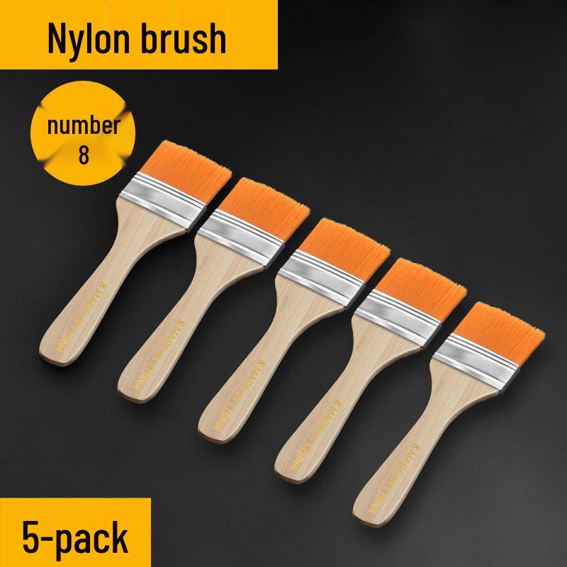 Soft Nylon Bristle Industrial Cleaning and Dusting Brush - No Trace, Wool, and Latex Paint Brush