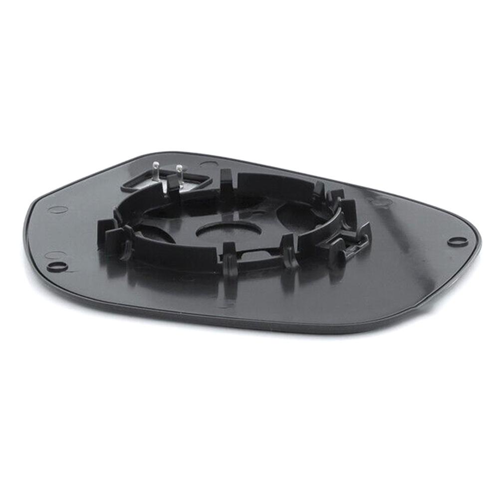 Car Left Side Heated Mirror Glass W/ Backing Plate For Mitsubishi Outlander 14-20