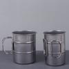 Oil Barrel Shape Stainless Steel Camping Mug Portable Outdoor Drinking Cup Photography Props