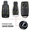 AFS1   Car Remote Key Emblem Sticker Aluminum Keys Decoration Decal For Lexus F SPORT ES RX NX LS UX LM LX GX LC RZ IS CT GS RC HS SC