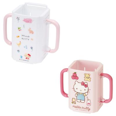 Skater Korea Bebê Jamie Loft Dobrável Slim Pack Porta-copos Conjunto de 2 Slim Kitty Forest + Hello Kitty, cores sortidas, 1 conjunto