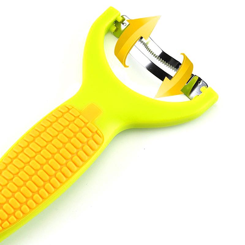 Magic Corn Zipper Peeler Easy Cob Cutter Corn Peeler Stripper Thresher