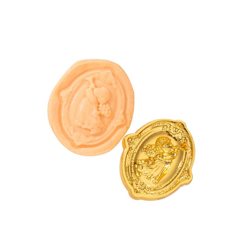 Seal Wax Stamps Head Crafts Decoration Scenery Picture For DIY Scrapbooking Bird Pattern Envelope Invitation Gifts Brass Copper