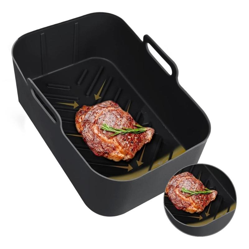 Silicone Baking Liners Air Fryers Tray Silicone Air Fryers Basket Silicone Glove Air Fryers Accessories Silicone Material