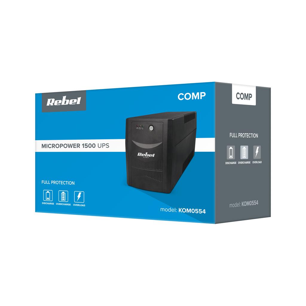1500VA 900W Micropower Rebel UPS