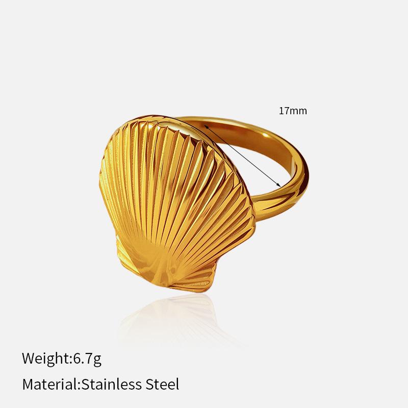 European and American retro niche ins stainless steel ring temperament light luxury embossing irregular closed titanium steel ring