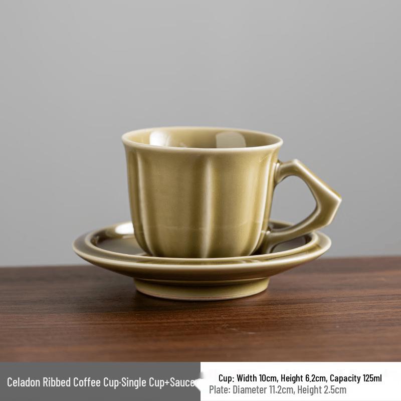 Celadon Ceramic Coffee Cup