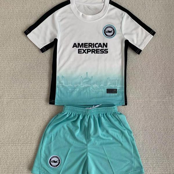 

2324 Football Club Marseille Brighton West Ham United Second Away Jersey Children s Suit Children s Jersey Football Equipment Jersey