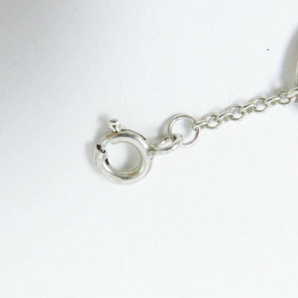 TIFFANY&Co. Bracelet Open Heart 5P Bracelet Silver SV925 Women Used