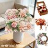 High Quality Artificial Rose Bouquet Beige/Pink Mixed Fake Flowers for Wedding Home Decor Valentine’s Day Christmas Table Vase