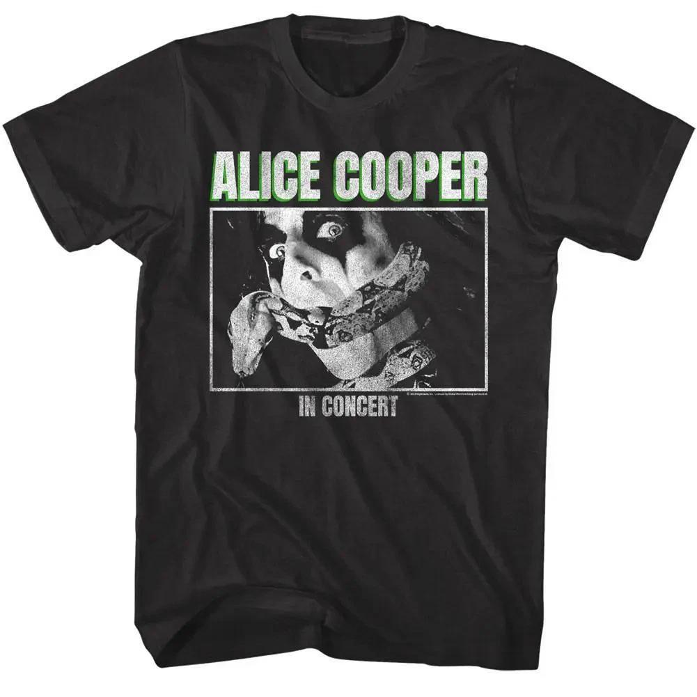 Alice Cooper Constrictor in Concert Men s T Shirt XL