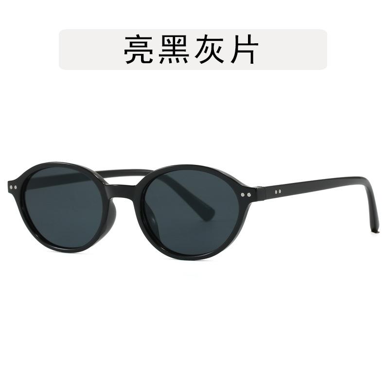 

Korean Fashion Glasses for Women Oval Shape Anti Blue Light Eyeglasses Frames Rivets Decoration Glasses Frame Men черный серый