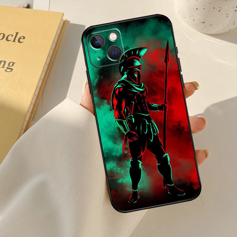 Spartan Phone Case For iPhone 13 12 11 14 15 16 Pro Max Case For iPhone XR X XS Max Plus Coque Capa