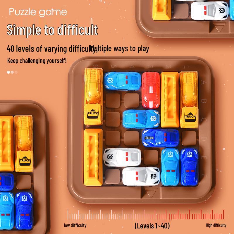 Kids’ Huarong Road Racing Car Puzzle: Math & Problem-Solving Challenge for Kindergarten