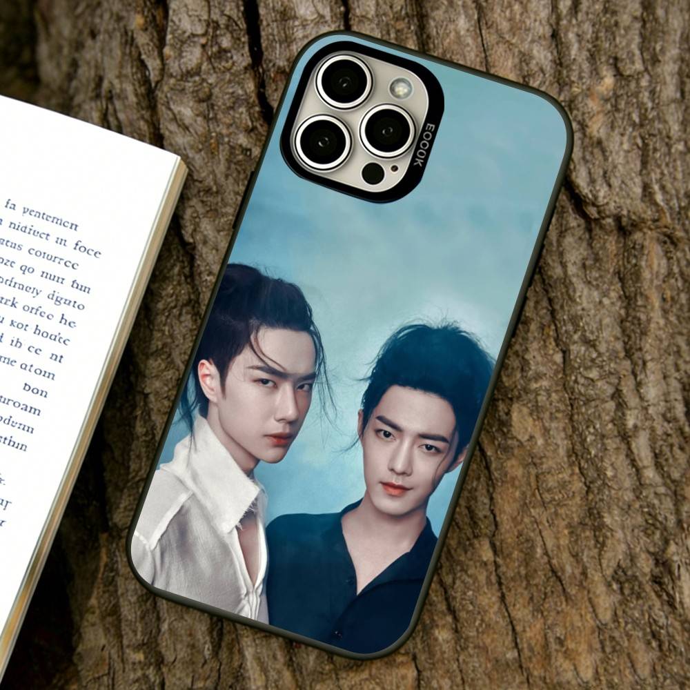 

The Untamed Wang Yibo XiaoZhan Phone Case For iPhone 17,16,15,14,13,12,11 Plus,Pro Max,XS,Colored Silver Plated Inside Cover iPhone15