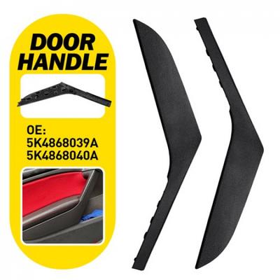 2PCS Front/Rear Door Interior Trim Handle for Golf Volkswagen GTI MK6 2009-2013