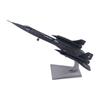 Metal 1/144 Blackbird SR-71A Fighter Plane for Room Shelf Office Decor