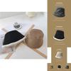 Versatile Warm Plush Womens Bucket Hat Ideal For Cool Weather