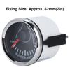 52mm Universal Boat Rudder Angle Indicator 0 190ohm Signal with Rudder Sensor 9 32V Backlight Gauge for Boat YachtBlack