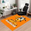Garfield Printed Carpet, for Office Chair Living Room Bedroom Kitchen Room Decor Gifts.