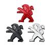 Car Sticker 2025 Hot For Peugeot 308 307 408 208 508 3008 2008 5008 2.9x3.1cm Metal Alloy Sticker Car Steering Wheel Center Badg