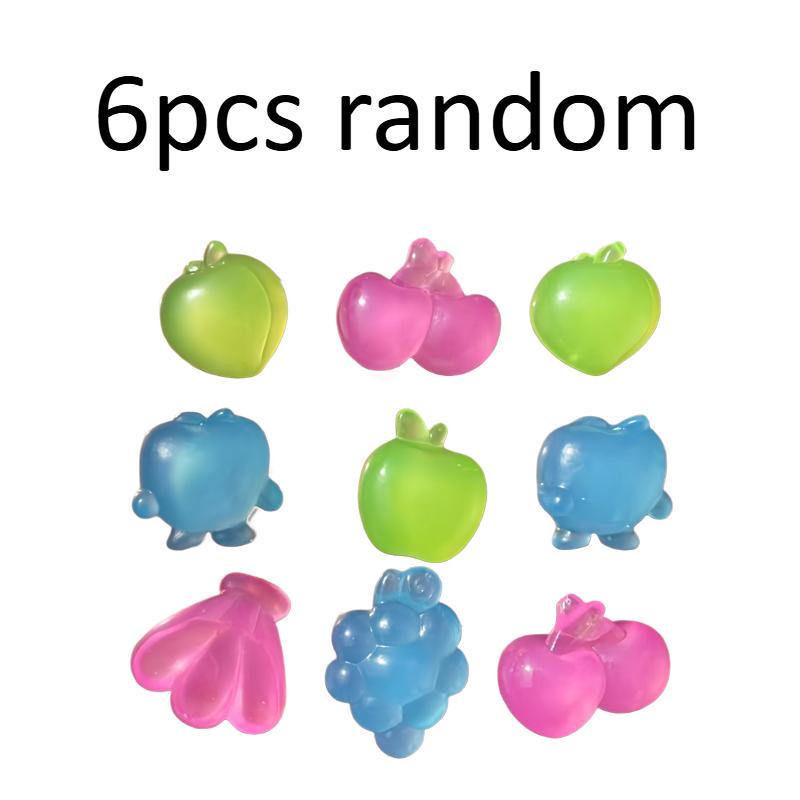 Mini Squishy Grape Squeeze Toy Cute Mini Cherry/Apple/Banana Stress Easing Sensory Fidget Toy Squishy Mochi Asmr Fun Party Gift