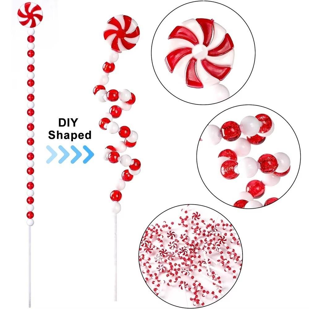 Bells Xmas Tree Hangings Pendant Candy Cane Shape Xmas Decoration  Party Supplies