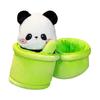 Xiong Youchengzhu Creative Bamboo Tube Panda Satchel Girls Plush Toy Graduation Gift Panda Doll Factory Spot