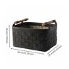 Bra Storage Basket Decorative Organizer Leather for Dressing Room