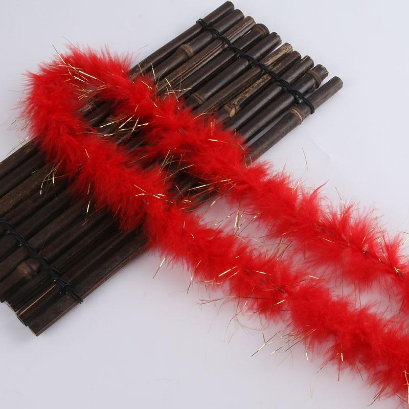 

Colored Feather Fleece Gold Silk Turkey Top Clothing Christmas Gift Bouquet Packaging Handmade Decoration