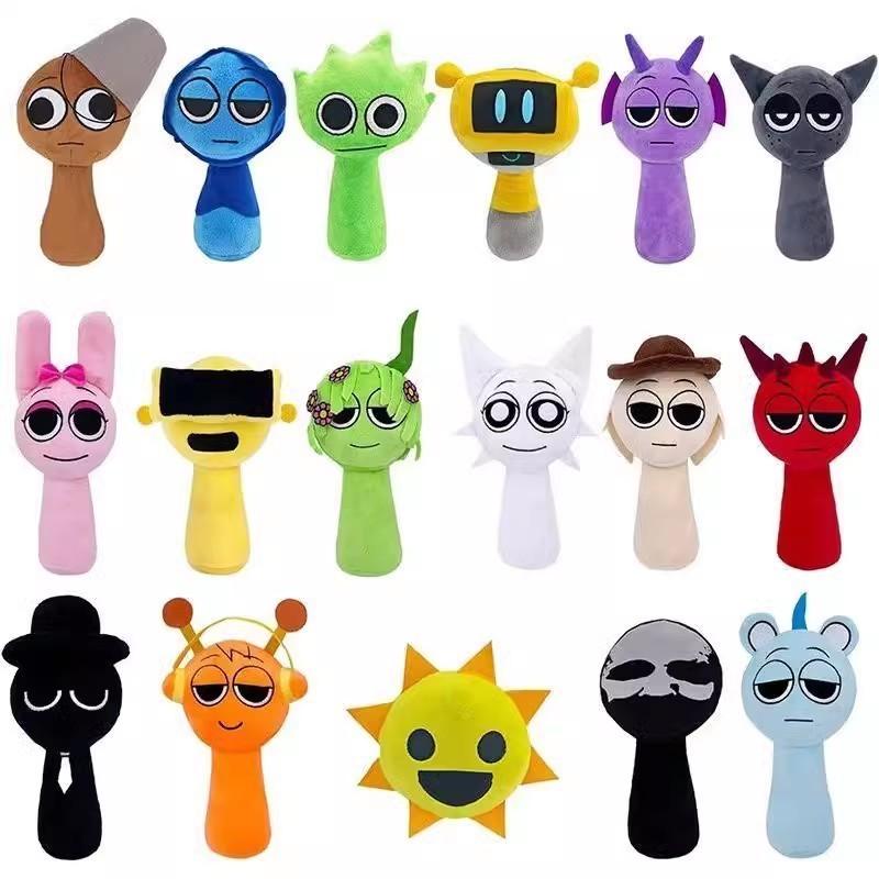 Incredibox Plush Sprunki Toy Cartoon Stuffed Doll Game Peripherals Decoration