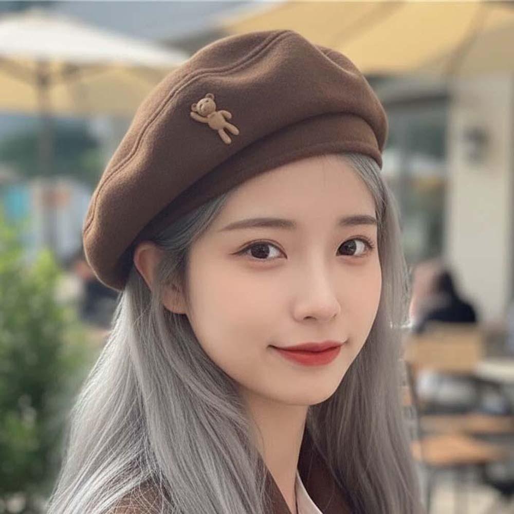 Classic Color Vintage Beret Hat Soft Newsboy Octagonal Hat Retro Painter Bonnet Shopping Day
