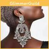 Wassertropfen Kristall Ohrringe für Damen Geometrisches Design Stilvoller Sommerschmuck