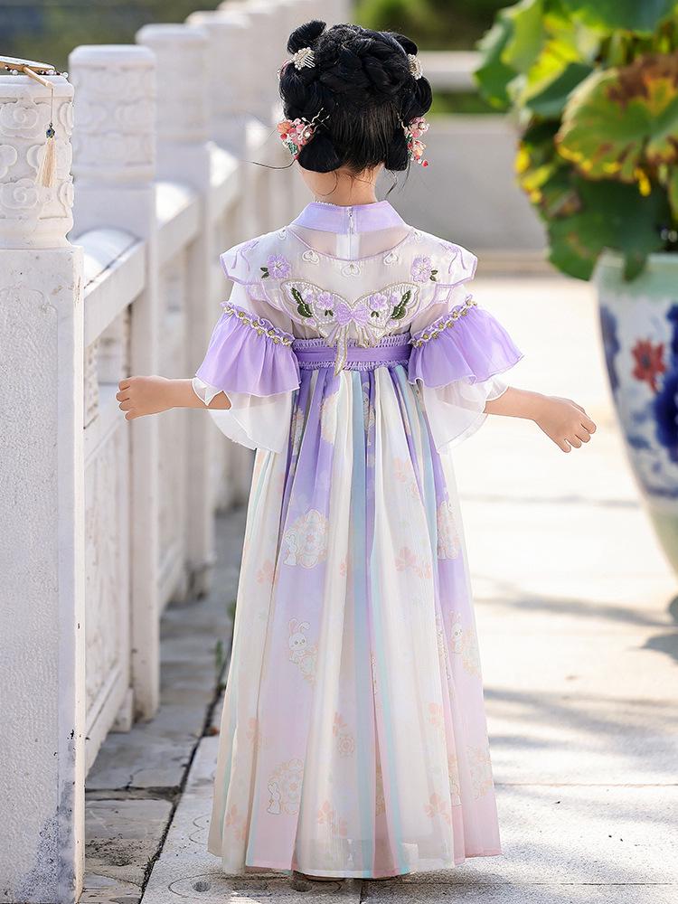 Sommer 2026 Hanfu Kinder Prinzessinnenkleid - Antiker Stil Fee Tang Anzug Rock