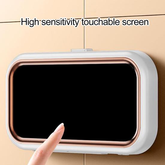 Shower Phone Holder Rotation 360-Degree Wall-Mounted Angle Adjustable Waterproof Cellphone Phone Holder Stand Case Box