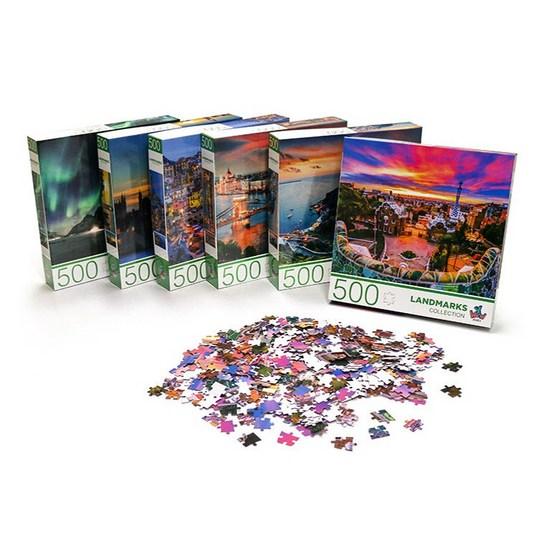 Asmodi Landmark Puzzle Park Guell Board Game 500 Pieces, popular Korean game