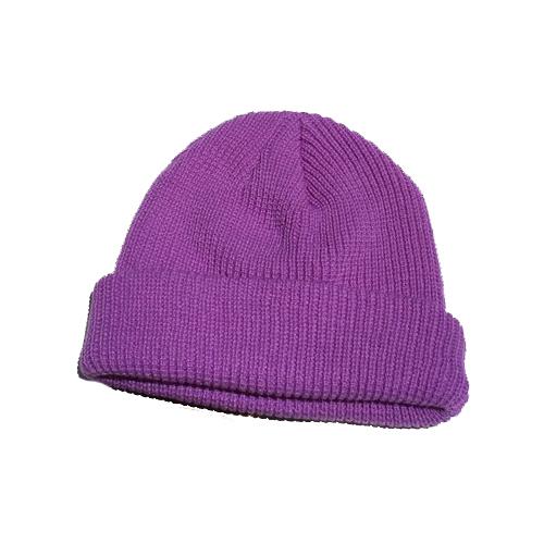 Short Beanie For Men Women Winter Classic Short Cuff Knitted Hat Skull Watch Cap Cute Hat Girls Autumn Female Beanie